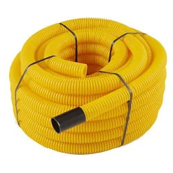 Gaine pour réseaux enterrés jaune Ø 50 mm x 25 m Fitt