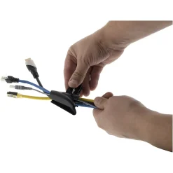 Gaine range câble diamètre 20mm 1,5m - Noir - Zenitech