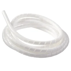 Gaine range-câbles en spirale Diall blanc ø 9 à 80 mm x 2,5 m