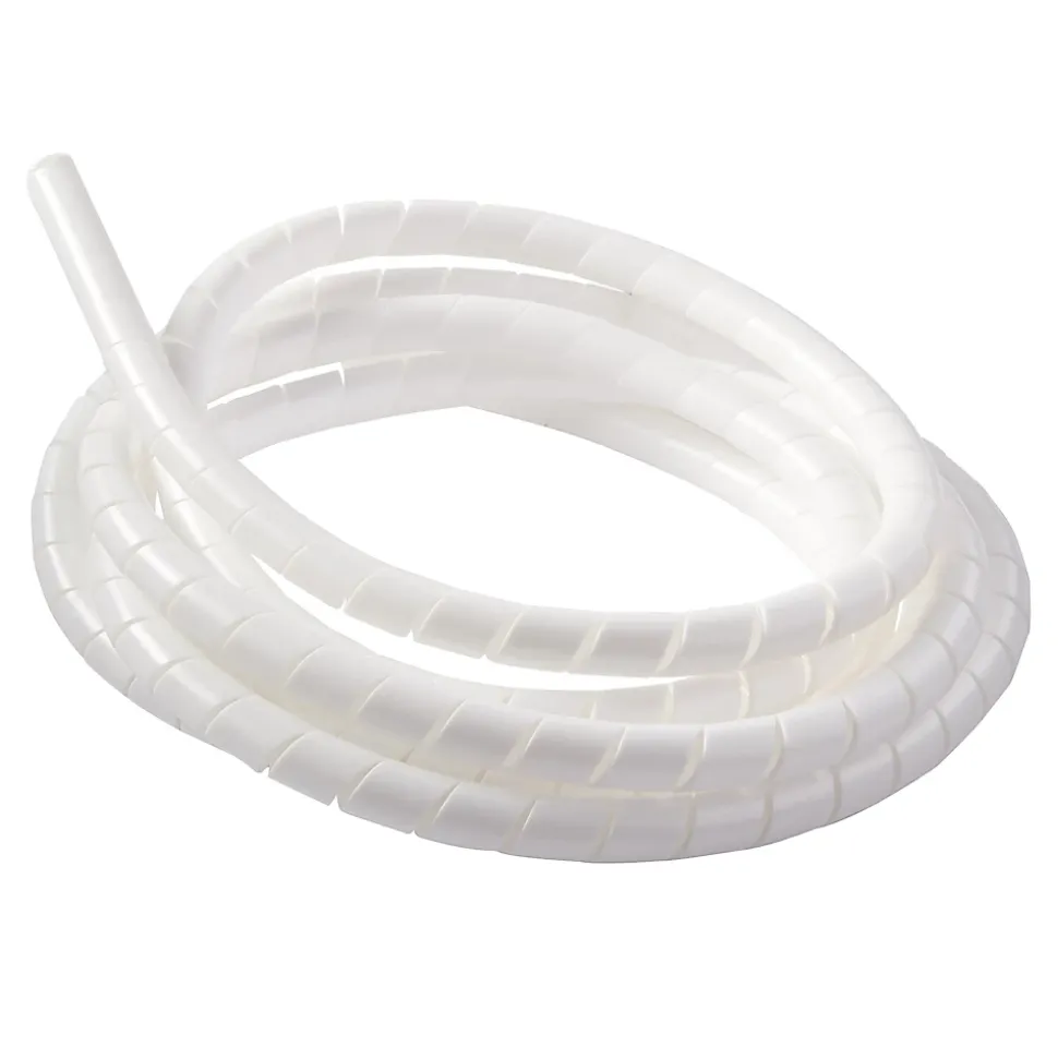 Gaine range-câbles en spirale Diall blanc ø 9 à 80 mm x 2,5 m