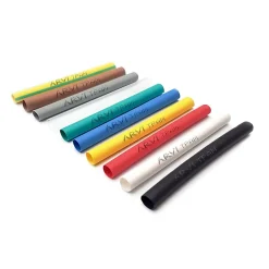 Gaine Thermorétractable - 22/11mm - Jaune - Longueur 1m - Restreint 2:1 - Paroi Fine - Arvi Tpam-22.0-am