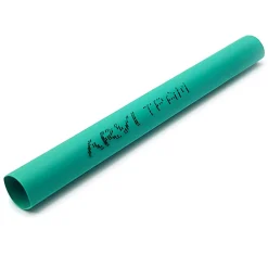 Gaine Thermorétractable - 30/15mm - Vert - Longueur 1m - Restreint 2:1 - Paroi Fine - Arvi Tpam-30.0-ve