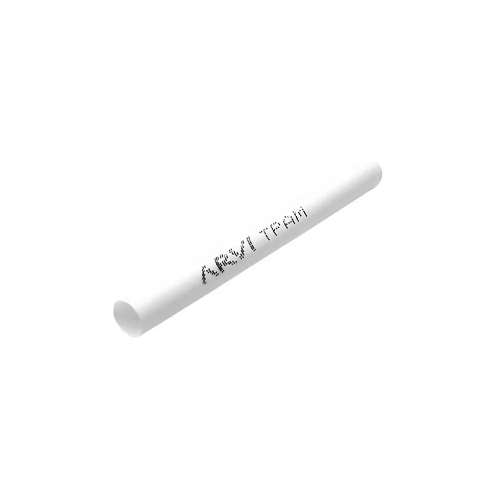 Gaine Thermorétractable Blanche - 60/30mm - Longueur 1m - Restreint 2:1 - Paroi Fine - Arvi Tpam-60.0-br