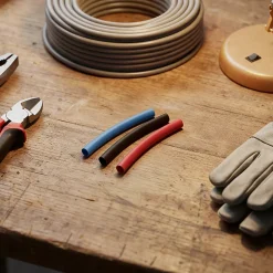 Gaine thermorétractables 3.2 à 6.4 mm Diall, 18 pièces
