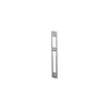 Gâche centrale aluminium largeur 22mm épaisseur 10mm anodisé argent - STREMLER - 2839.10.4
