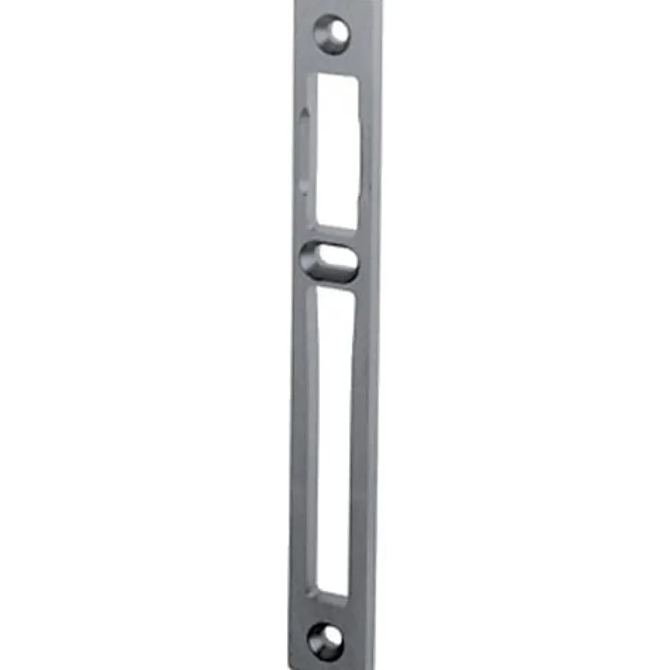 Gâche centrale aluminium largeur 22mm épaisseur 6mm anodisé argent - STREMLER - 2839.10.2