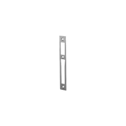 Gâche centrale aluminium largeur 22mm épaisseur 6mm anodisé argent - STREMLER - 2839.10.2