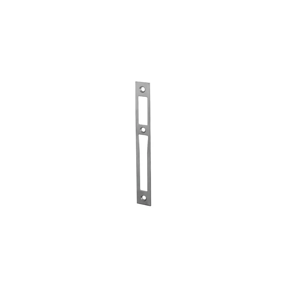 Gâche centrale aluminium largeur 22mm épaisseur 6mm anodisé argent - STREMLER - 2839.10.2