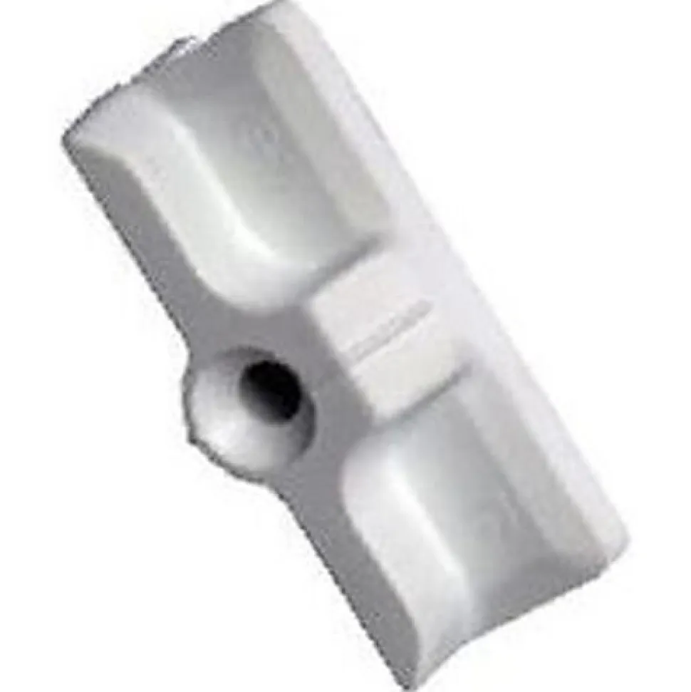 Gâche galet nylon blanc pour PVC - FERCO - E-18940-00-0-7