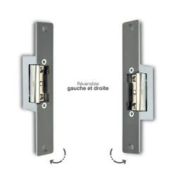 Gâche électrique à encastrer sans passage de serrure - WECA 90201.4 - Extel - 109201