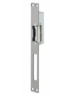 Gâche électrique pour serrure encastrable, réversible, 12V, compatible extérieur, gris - THIRARD