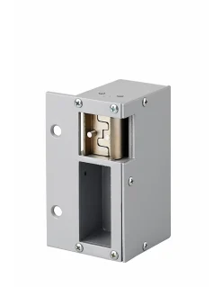 Gâche électrique pour serrure horizontale en applique, réversible, 12V, compatible extérieur, gris - THIRARD