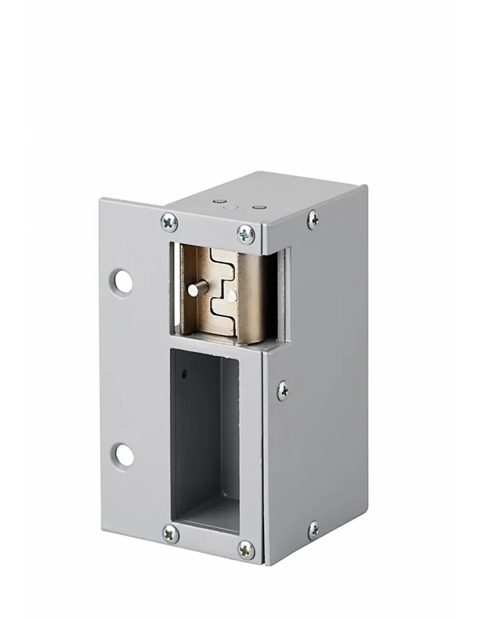 Gâche électrique pour serrure horizontale en applique, réversible, 12V, compatible extérieur, gris - THIRARD