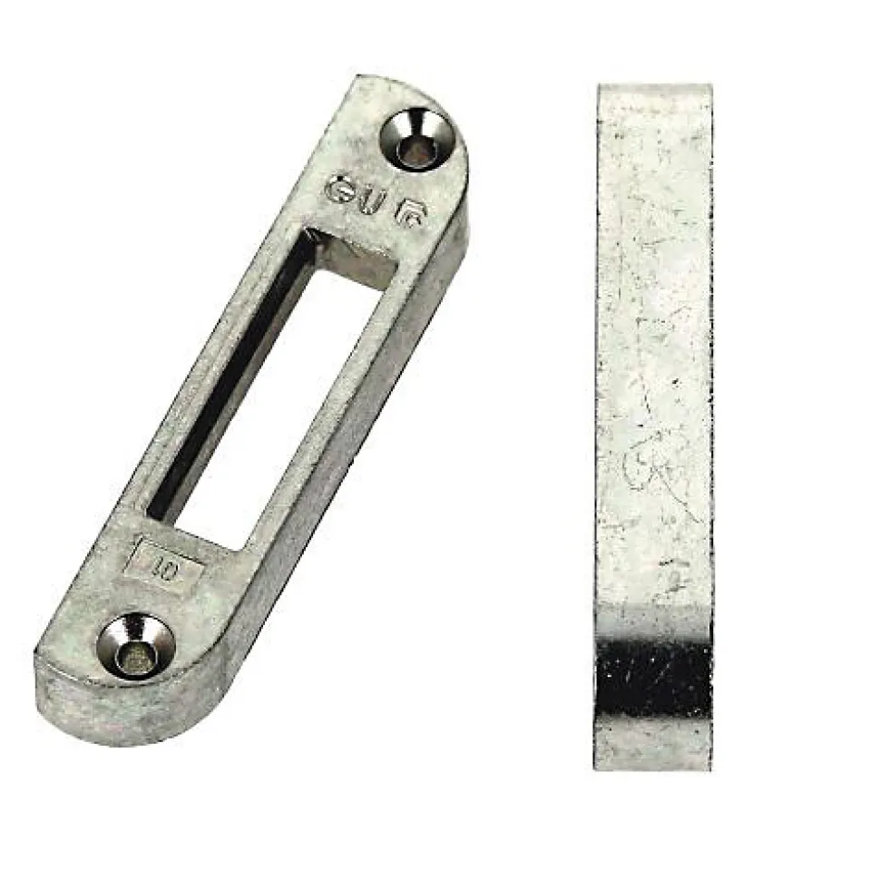 Gâche panneton à défoncer pour pêne auxiliaire de crémone GU-EUROPA MR2 - FERCO - E-16922-00-0-1