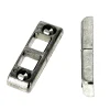 Gâche tringle double en applique pour PVC 81x17x8mm - FERCO - E-19509-00-0-1