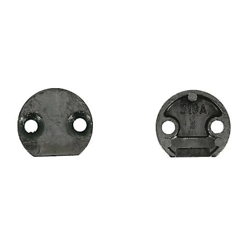 Gâche tringle simple à entailler pour menuiserie bois 25mm zamak - FERCO - 0-0319A-00-0-1