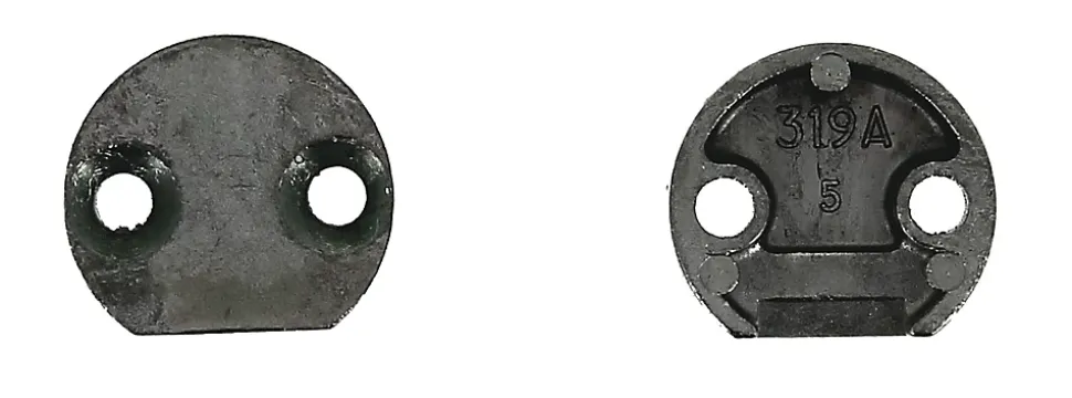 Gâche tringle simple à entailler pour menuiserie bois 25mm zamak - FERCO - 0-0319A-00-0-1