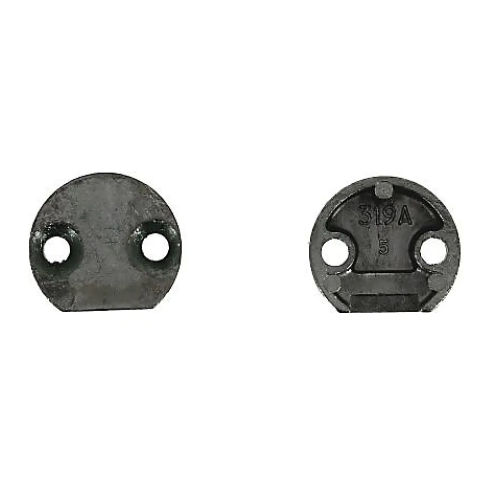 Gâche tringle simple à entailler pour menuiserie bois 25mm zamak - FERCO - 0-0319A-00-0-1