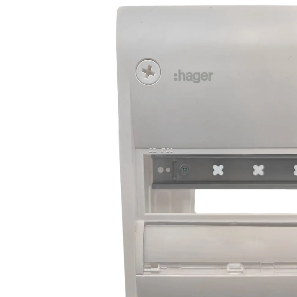 Gd418 - Coffret électrique 4 Rangées De 18 Modules - Hager Gamma 625x355x103mm - Bornier Automatique