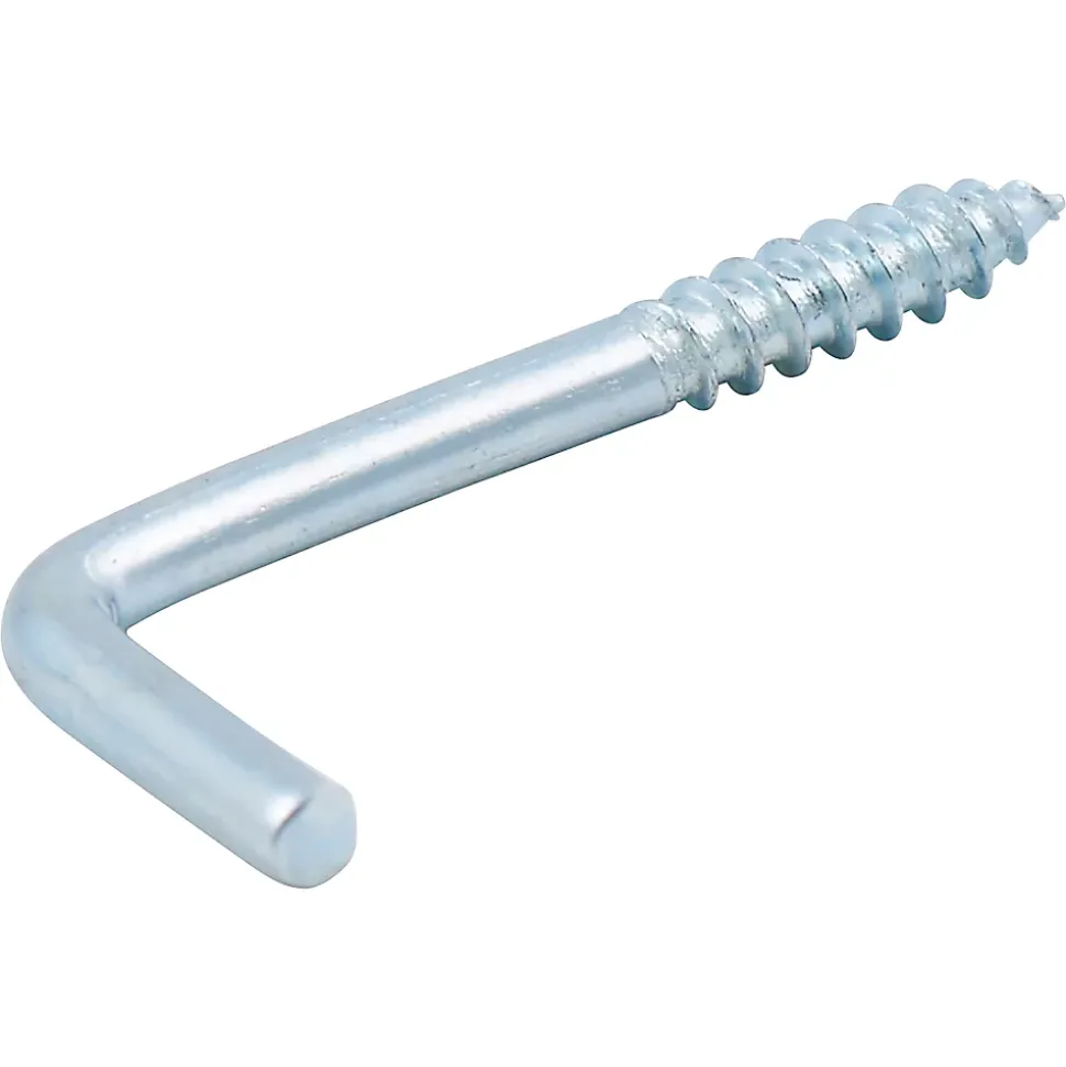 Gond à visser en acier zingué 30x14 mm - 2 pièces