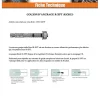 Goujon Ancrage R-XPT M12X125 Acier zingué - 5 pièces