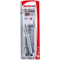 Goujon d'ancrage Fischer 12x120mm Argent