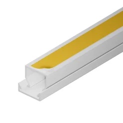 Goulotte électrique PVC autoadhésive 16x16 mm 2 m blanche EDO