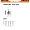 Goupille clips Acier zingué 8 - 5 pièces