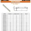 Goupille Conique 6X40 Inox A1 - 1 pièce