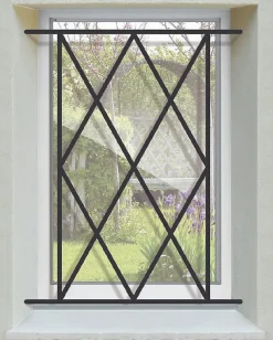 Grille de Defense Aquitaine pour Fenetre H 65 cm x L 60 cm (côte tableau)