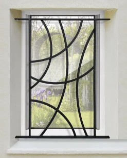 Grille de Defense Arcade pour Fenetre H 75 cm x L 40 cm (côte tableau)