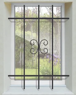 Grille de Defense Bidard pour Fenetre H 135 cm x L 100 cm (côte tableau)