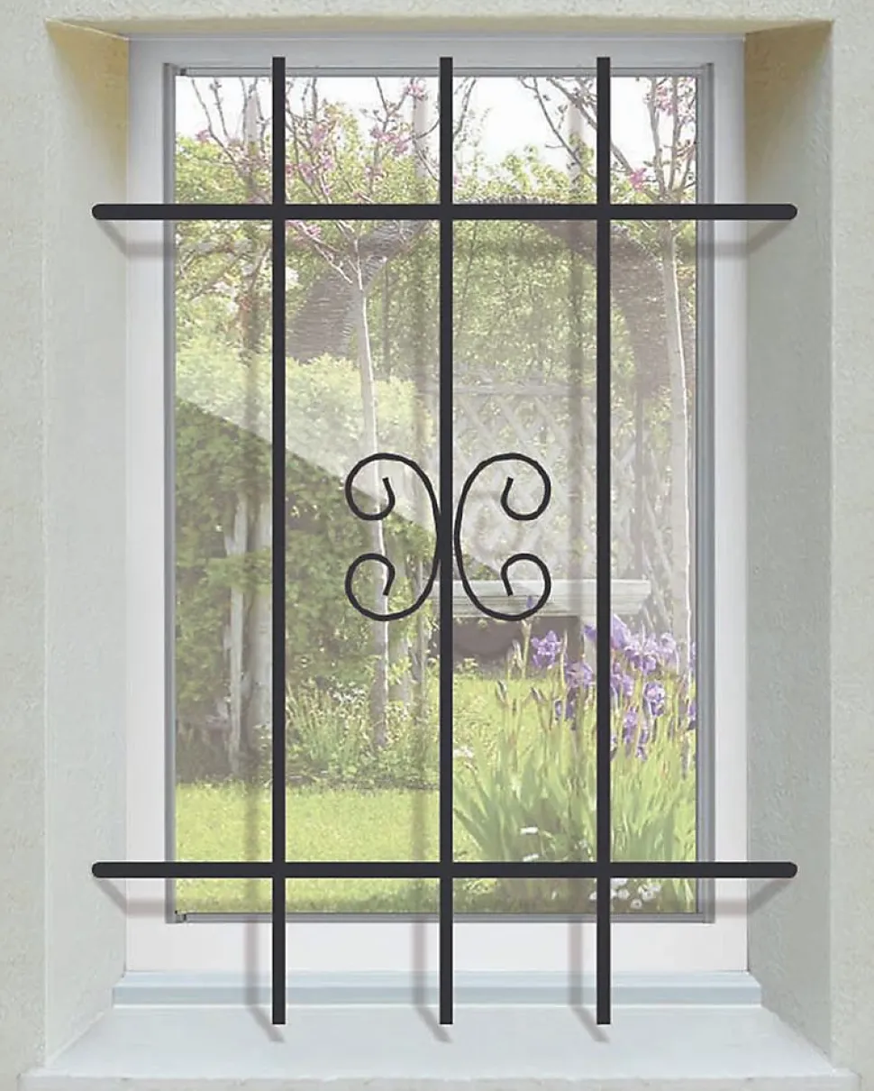 Grille de Defense Bidard pour Fenetre H 75 cm x L 120 cm (côte tableau)