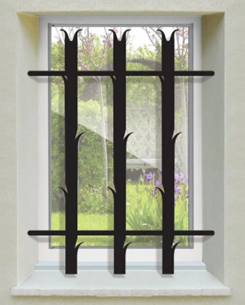 Grille de Defense Epis pour Fenetre H 75 cm x L 60 cm (côte tableau)