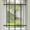 Grille de Defense Rustique pour Fenetre H 115 cm x L 120 cm (côte tableau)