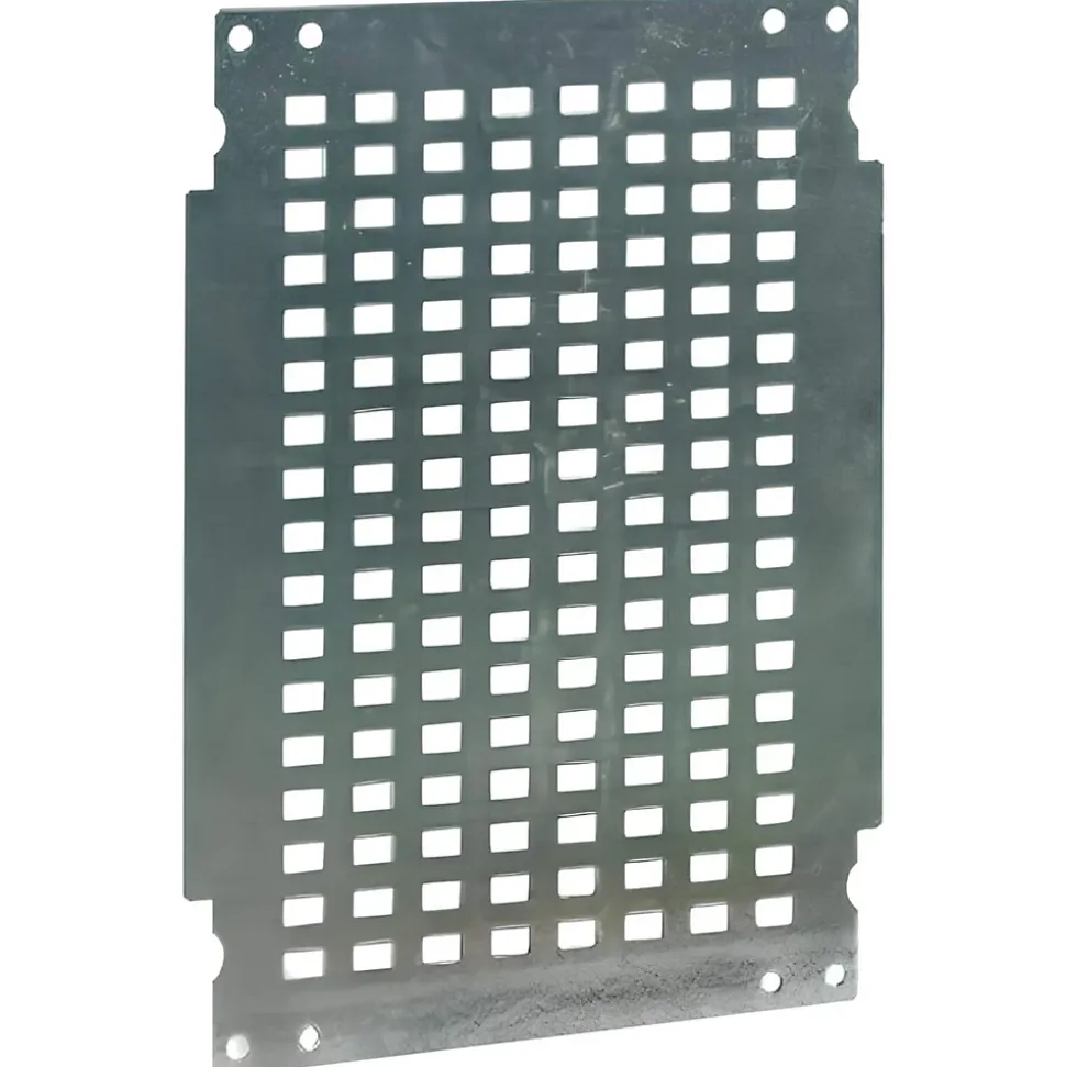 Grille De Montage Perforée En Acier Galavnisé Pour Coffret 300mmx250mm Polyester Ip66 Ide