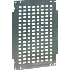 Grille De Montage Perforée En Acier Galavnisé Pour Coffret 600mmx400mm Polyester Ip66 Ide