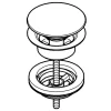 GROHE Bonde CLIC CLAC pour lavabo avec trop plein, chromé 65807000