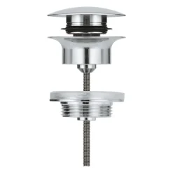 GROHE Bonde CLIC CLAC pour lavabo avec trop plein, chromé 65807000