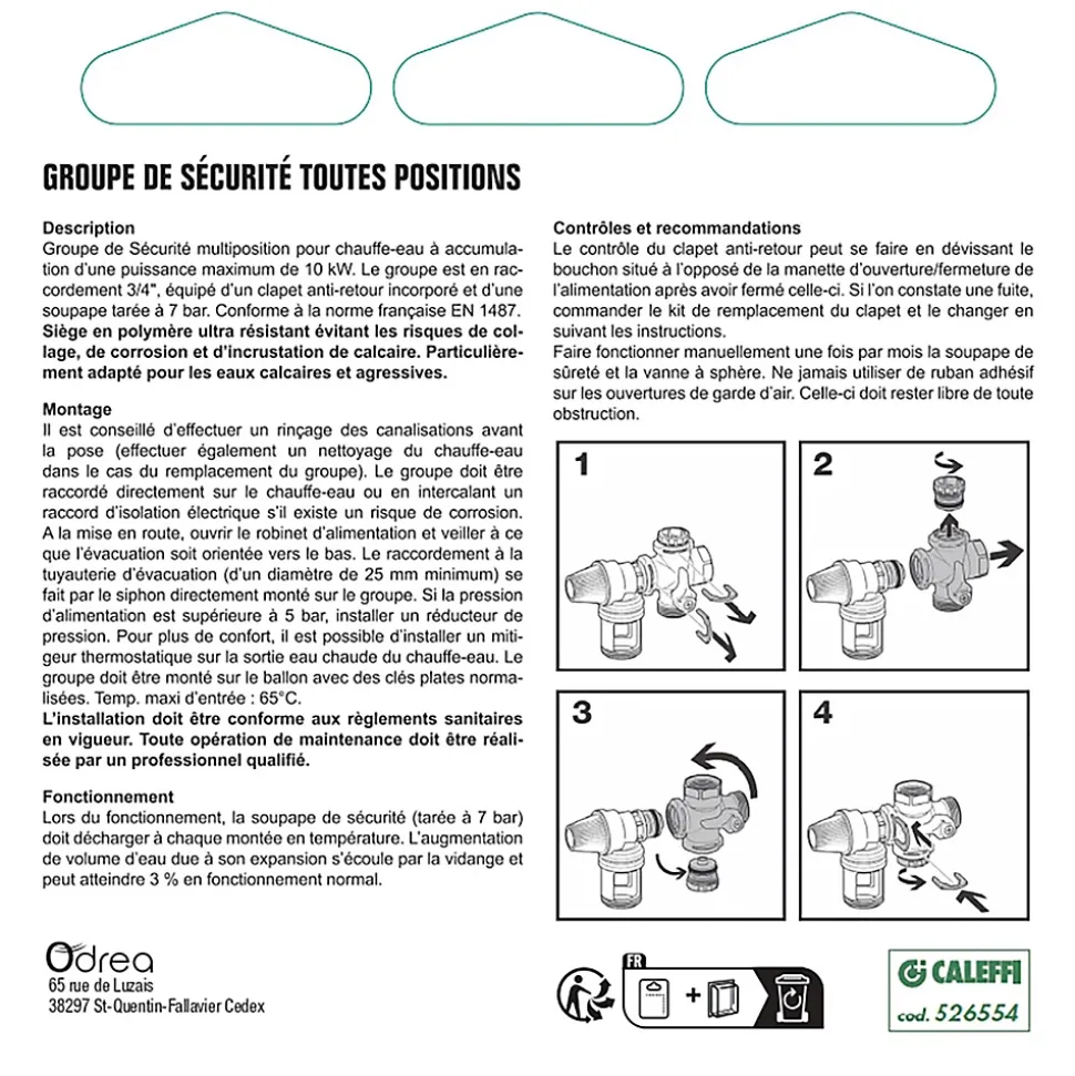 Groupe de sécurité standard Revolutio Dipra