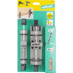 Guide de perçage et d'assemblage de tourillons Ø6/8/10 mm, Wolfcraft