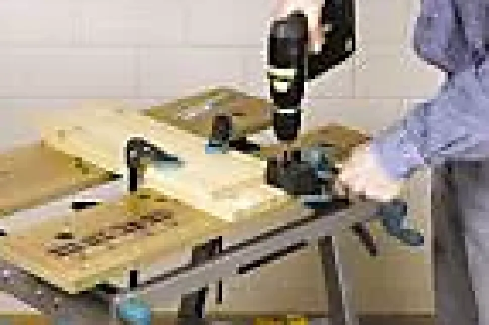Guide de perçage pour l'assemblage avec tourillons Wolfcraft ø6/8/10 mm
