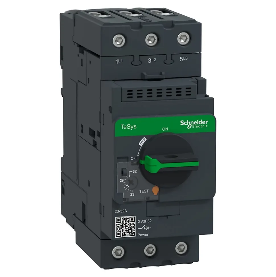 Gv3p32 - Disjoncteur Moteur Schneider Gv3p - 32a - 3p 3d - Déclencheur Magnéto-thermique