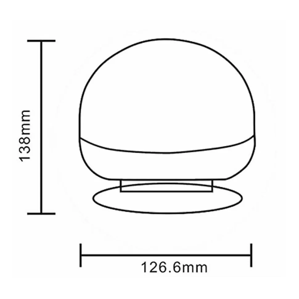 Gyrophare série Atena à Led 12-24v base magnétique
