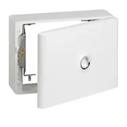 Habillage + porte pour platine de branchement Legrand DRIVIA