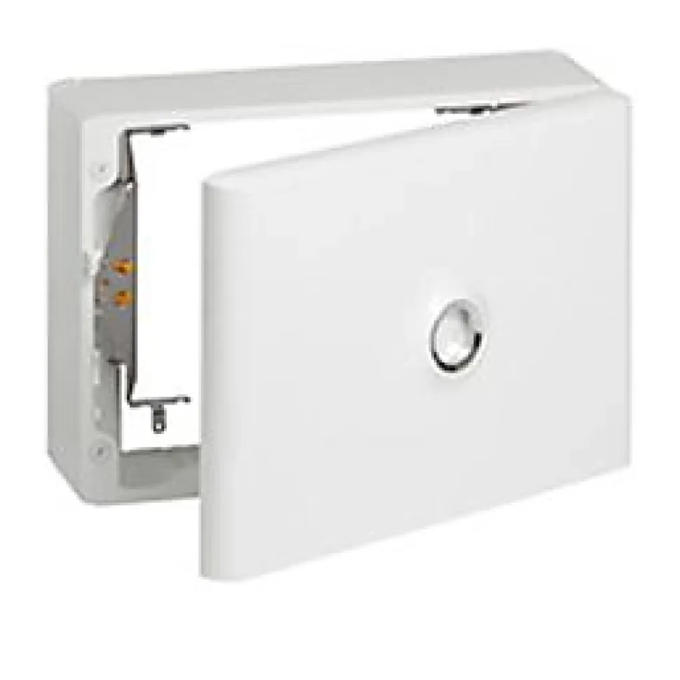 Habillage + porte pour platine de branchement Legrand DRIVIA