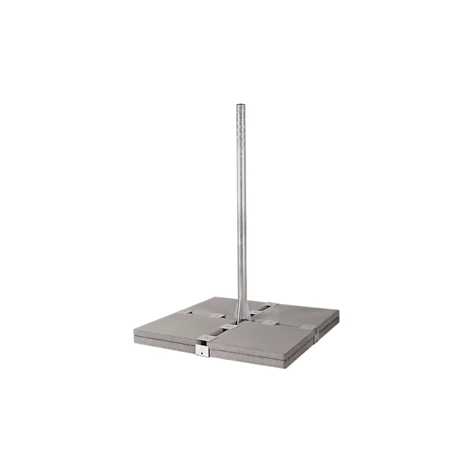 HERKULES XL Support Terrasse Acier Galva 1,2m pour Fixation Parabole Antenne Satellite HDSAT