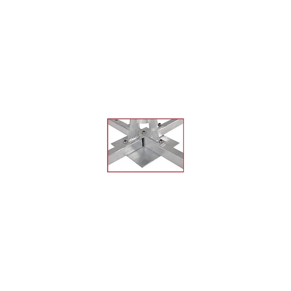 HERKULES XL Support Terrasse Acier Galva 1,2m pour Fixation Parabole Antenne Satellite HDSAT