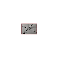 HERKULES XL Support Terrasse Acier Galva 1,2m pour Fixation Parabole Antenne Satellite HDSAT