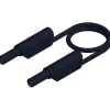 Hirschmann Cordon de mesure de sécurité MLS WS 200/1 2 m noir - bananes 4 mm, 16 A, 1000 V